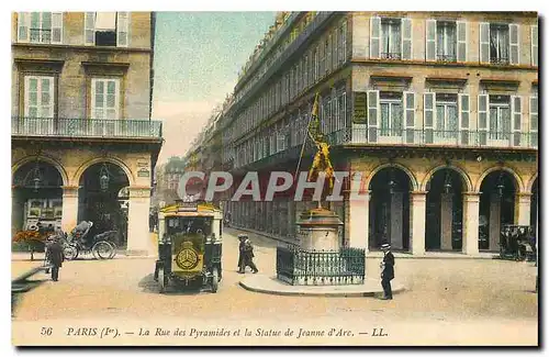 Ansichtskarte AK Paris Ier la Rue des Pyramides et la Statue de Jeanne d'Arc