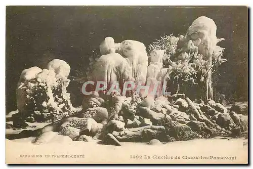 Ansichtskarte AK Excursion en Franche Comte la Glaciere de Chaux les Passavant