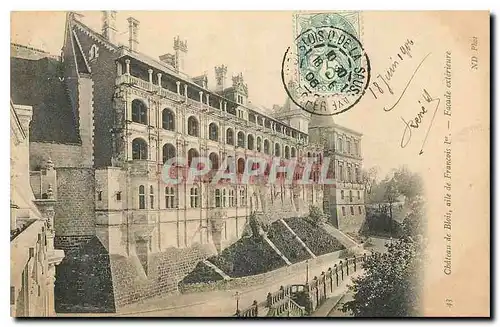 Cartes postales Chateau de Blois aile de Francois Ier facade exterieure