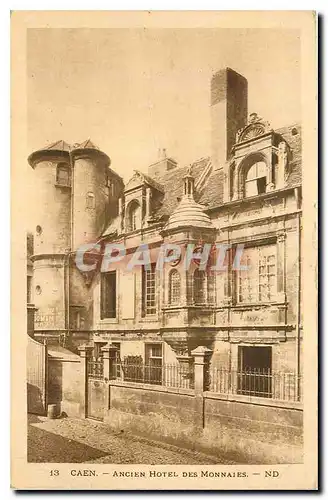 Cartes postales Caen Ancien hotel des Monnaies