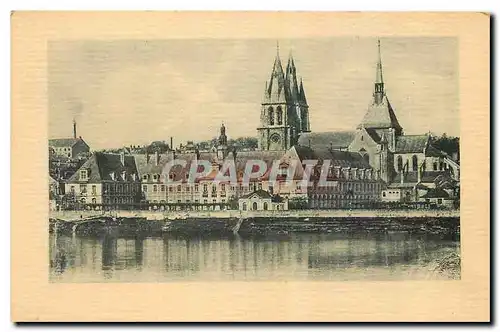 Cartes postales Blois L'Hopital et l'eglise Saint Nicolas