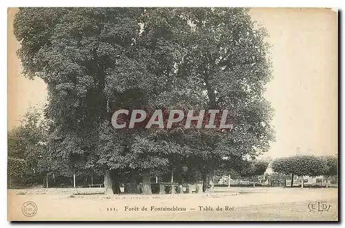 Ansichtskarte AK Foret de Fontainebleau Table du Roi