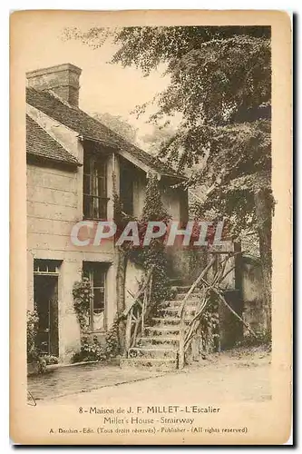 Cartes postales Maison de J F Millet l'Escalier Miller's House