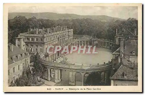 Cartes postales Nancy Hemicycle de la Place Carriere