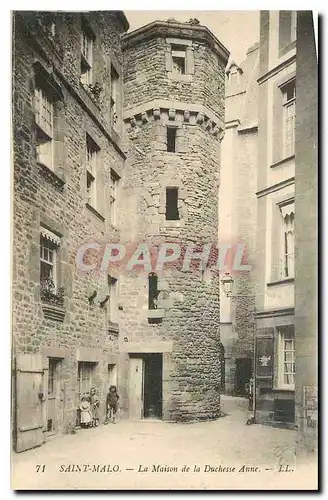 Ansichtskarte AK Saint Malo La Maison de la Duchesse Anne