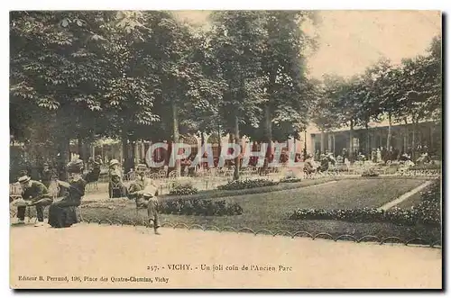 Ansichtskarte AK Vichy Un joli coin de l'Ancien Parc