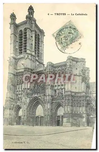 Cartes postales Troyes La Cathedrale