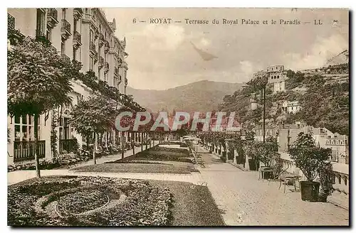 Ansichtskarte AK Royat Terrasse du Royal Palace et le Paradis