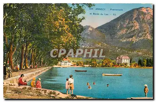 Cartes postales Annecy Promenade et Bords du Lac