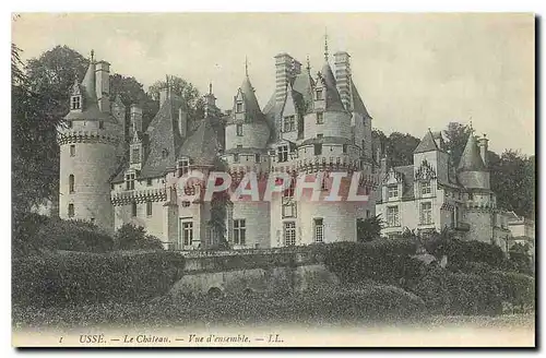 Cartes postales Usse Le Chateau Vue d'ensemble