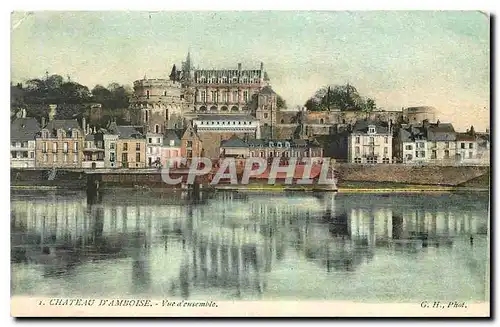 Cartes postales Chateau d'amboise Vue d'ensemble