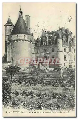 Ansichtskarte AK Chenonceaux Le Chateau La Facade Occidentale