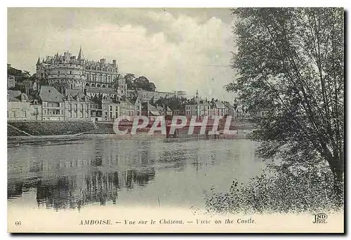 Cartes postales Amboise Vue sur le Chateau