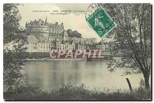 Cartes postales Indre et Loire Amboise le Chateau Vue artistique