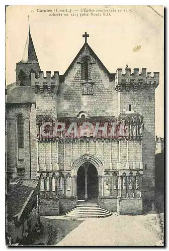 Cartes postales Candes I et L l'Eglise