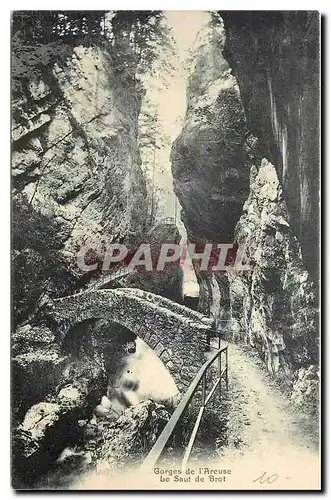 Cartes postales Gorges de l'Areuse Saut de Brot