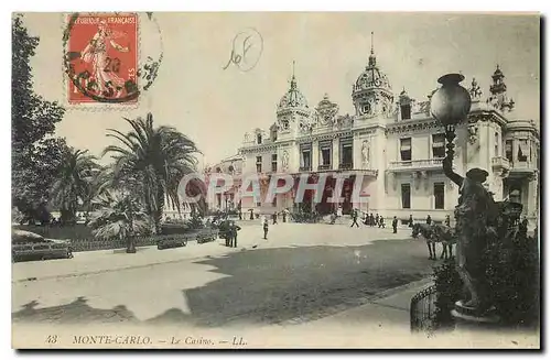 Cartes postales Monte Carlo Le Casino