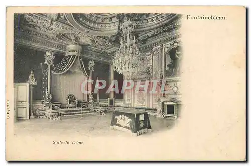 Cartes postales Fontainebleau Salle du Trone