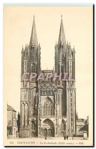 Cartes postales Coutances La Cathedrale