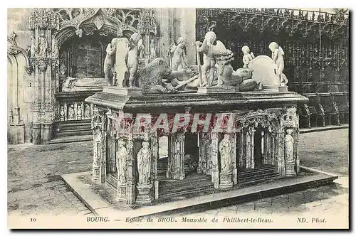 Cartes postales Bourg Eglise de Brou Mausolle de Philibert le Beau