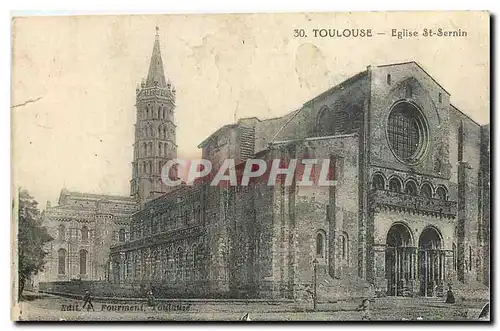 Cartes postales Toulouse Eglise St Sernin