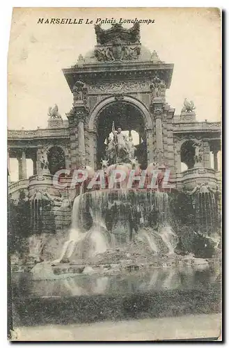 Ansichtskarte AK Marseille Le Palais Longchamps