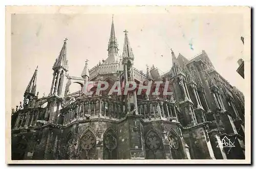 Cartes postales Reims La Cathedrale Abside prise d'une facon originale