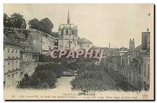 Ansichtskarte AK Chateau Aile Louis XII la Salle des Quatre Travees