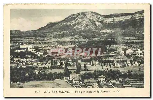 Ansichtskarte AK Aix les Bains Vue generale et le Revard