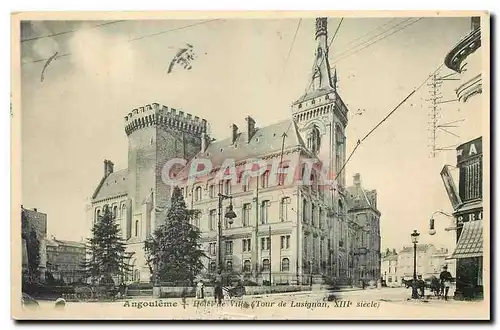 Cartes postales Angouleme Hotel de Ville Tour de Lusignan