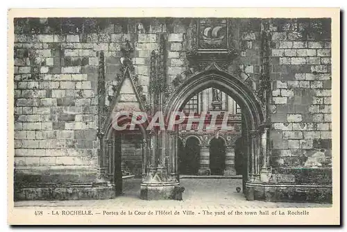 Cartes postales La Rochelle Portes de la Cour de l'Hotel de Ville