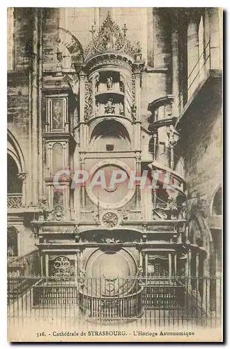 Cartes postales Cathedrale de Strasbourg l'Horloge Astronomique