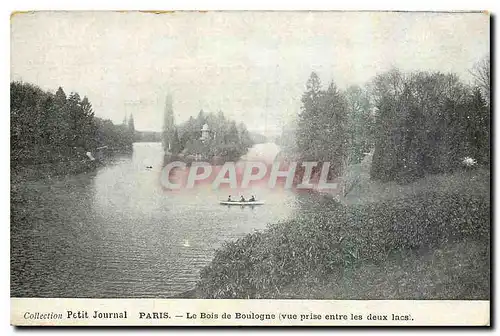 Ansichtskarte AK Paris Le Bois de Boulogne Vue prise entre les lacs