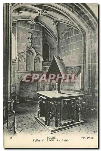 Cartes postales Bourg Eglise de Brou Le Lutrin