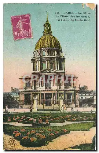 Cartes postales Paris La Dome de l'Hotel des Invalides