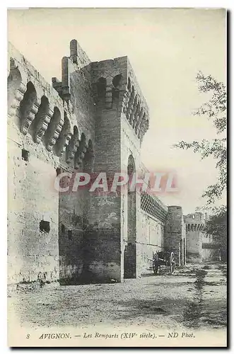 Cartes postales Avignon Les Remparts