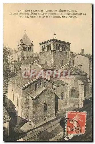 Cartes postales Lyon Ancien Abside de l'Eglise d'Ainay