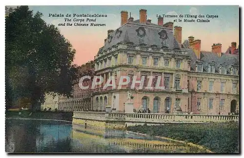 Cartes postales Palais de Fontainebleau Terrasse de l'Etang des Carpes