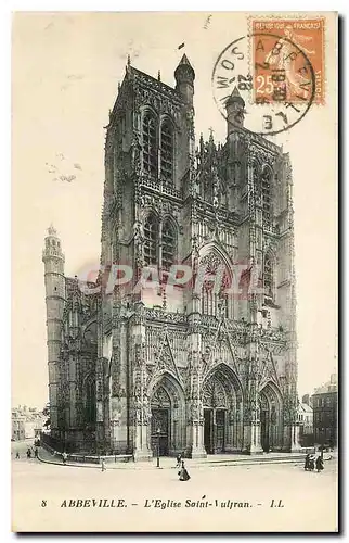 Cartes postales Abbeville l'Eglise Saint Vultran
