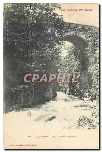 Cartes postales Eaux Chaudes Pont d'Empes