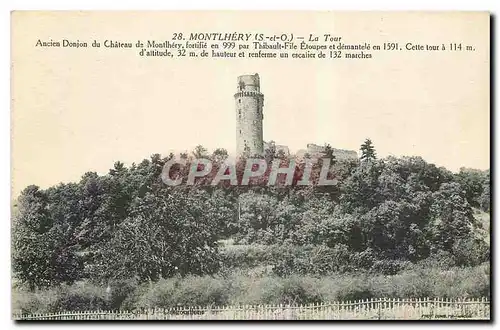 Cartes postales Monthlery S et O Donjon du Chateau de Monthlery