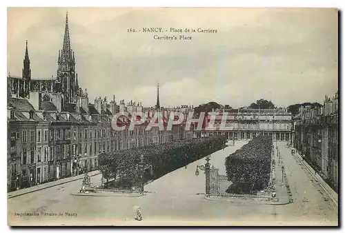 Cartes postales Nancy Place de la Carriere