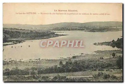 Cartes postales Le Morvan Illustre Le Lac des Settons Reservoir