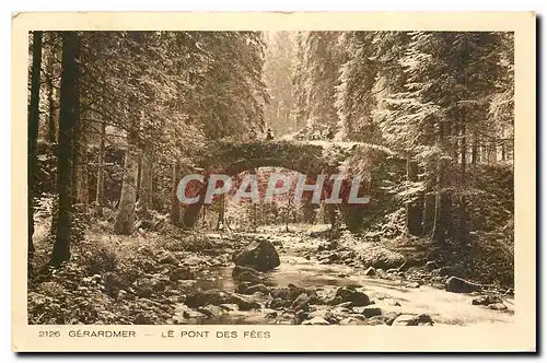 Ansichtskarte AK Gerardmer le Pont des Fees