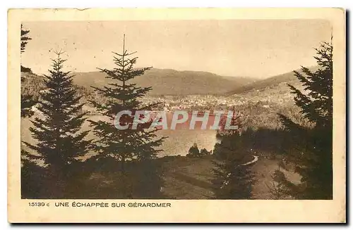 Cartes postales Une Echappee sur Gerardmer