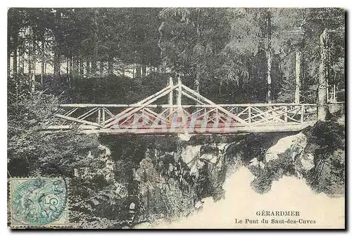 Ansichtskarte AK Gerardmer Le Pont du Saut des Cuves