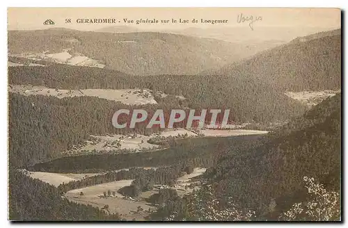 Ansichtskarte AK Gerardmer Vue generale sur le Lac de Longemer