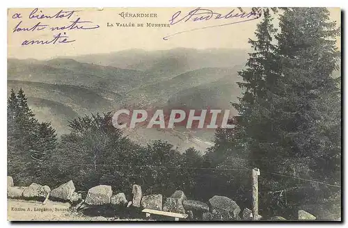 Cartes postales Gerardmer La Vallee de Munster