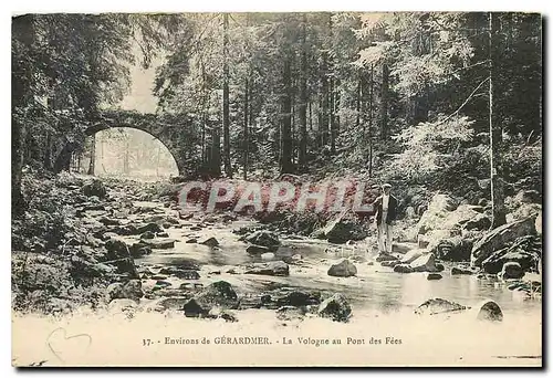 Cartes postales Environs de Gerardmer La Vologne au Pont des fees