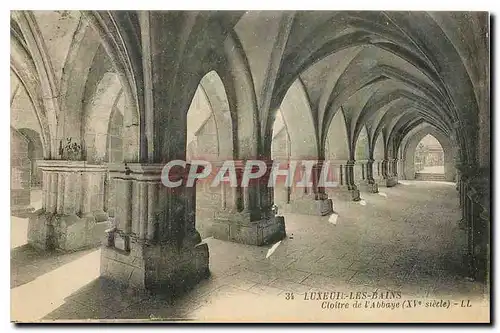 Ansichtskarte AK Luxeuil les Bains Cloitre de l'Abbaye